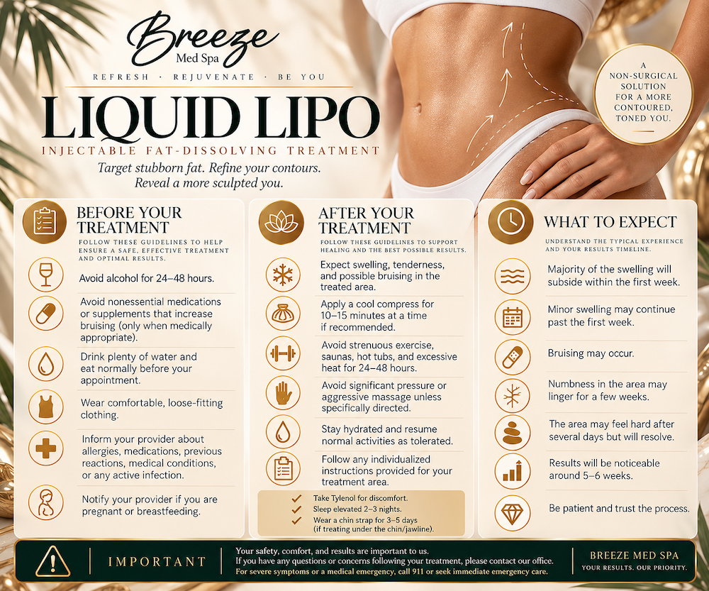 Liquid lipo treatment
