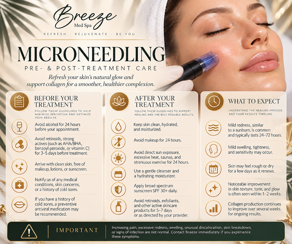 Microneedling treatment
